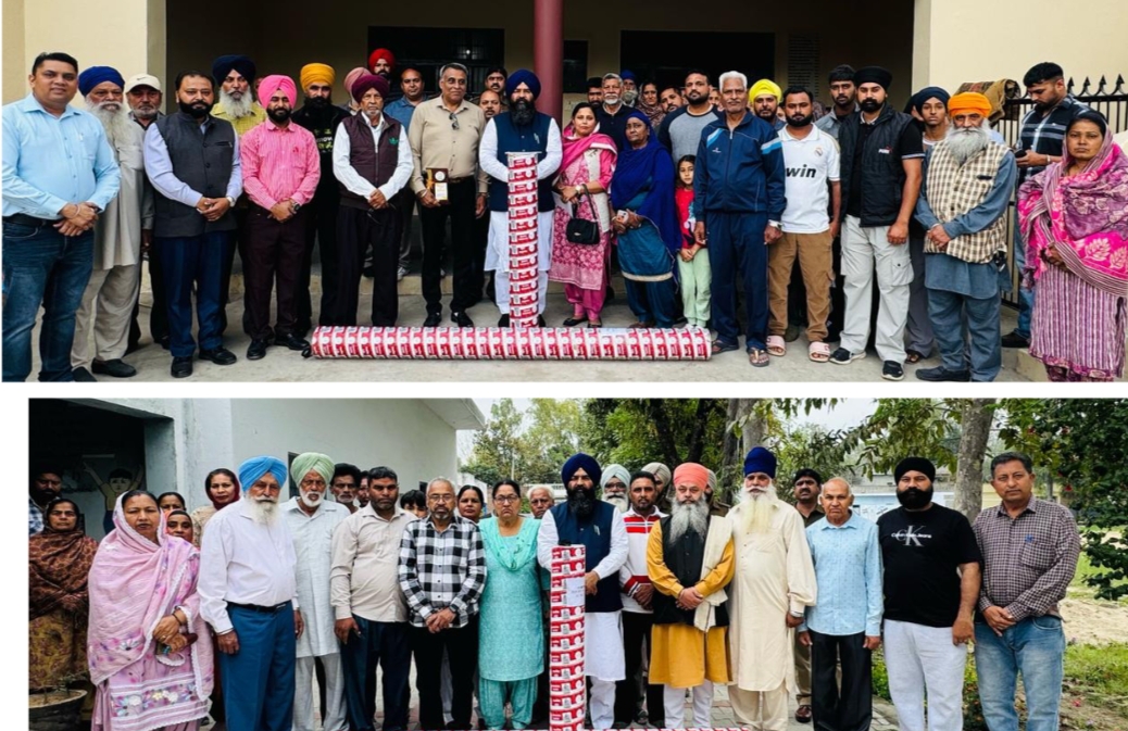 गढ़शंकर हलके के विभिन्न गांवों की जलापूर्ति योजनाओं के लिए अतिरिक्त मोटरें भेंट की